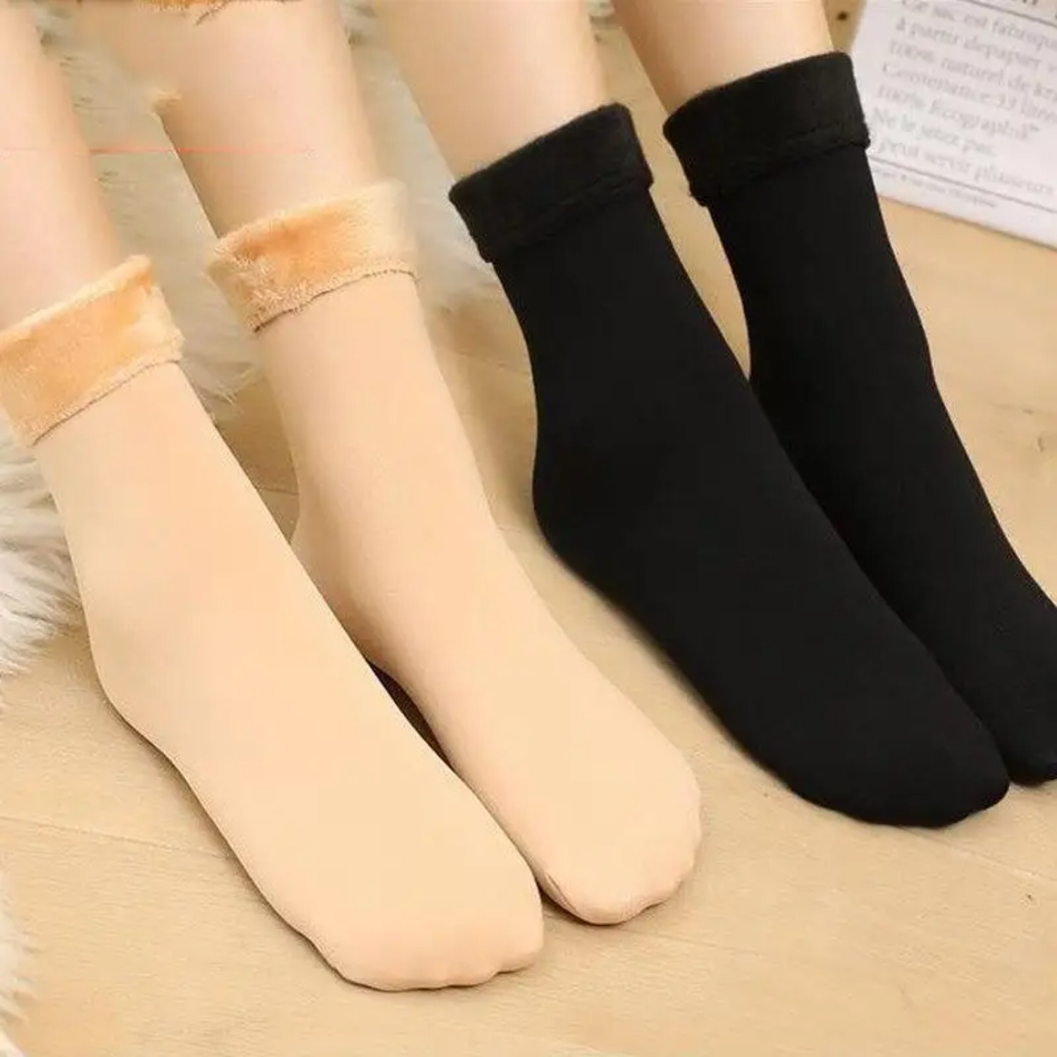 5 Çift/ Kışlık Sıcak Düz Renk  - Thermal Sock Wool incelemesi ve fiyatı