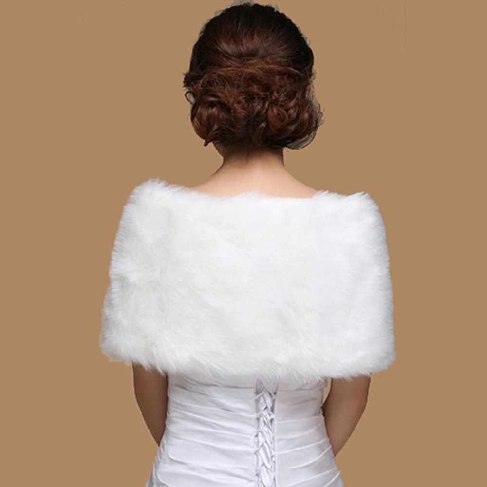 Kış Pelerin Beyaz Kürk Şal Düğ - Shawl Wrap Winter incelemesi ve fiyatı