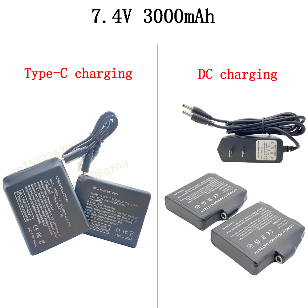 Isıtmalı Eldiven Pil 7.4V 3000 - Heated Vest Battery incelemesi ve fiyatı