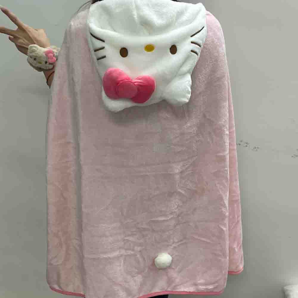 Sevimli Hellokitty Pelerin Şal - Shawl Wrap Winter incelemesi ve fiyatı