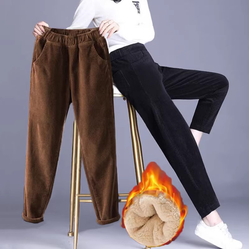 1 adet Kadın Sonbahar Kış Pelu - Corduroy Pant Warm incelemesi ve fiyatı