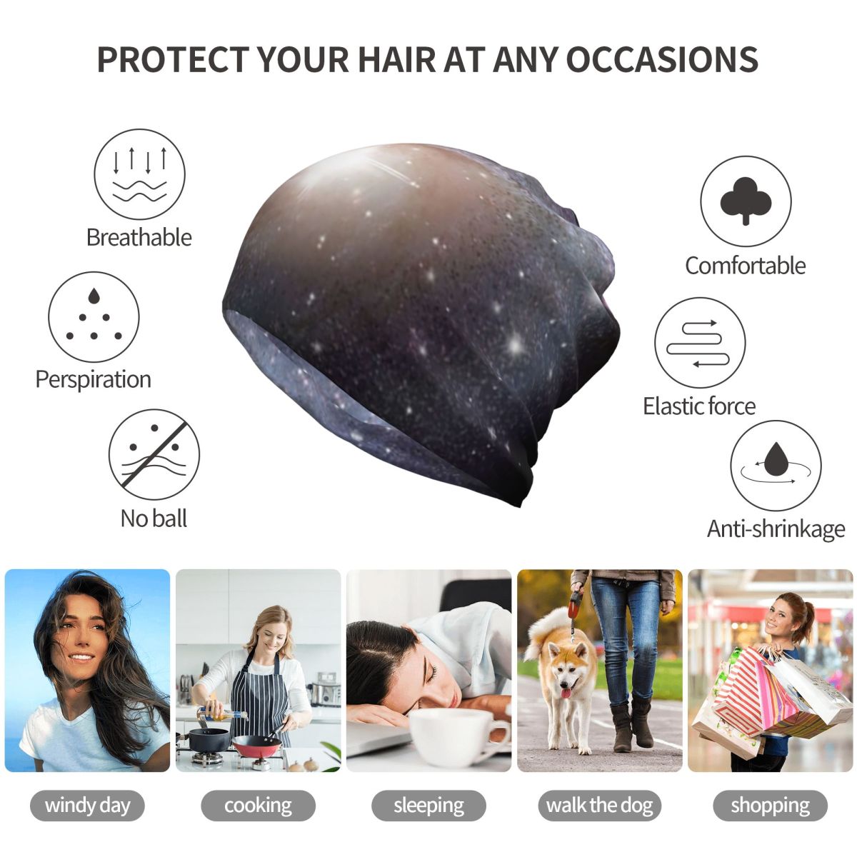 Pelerin Galaxy Evren Gezegenle - Knit Beanie Hat Warm incelemesi ve fiyatı
