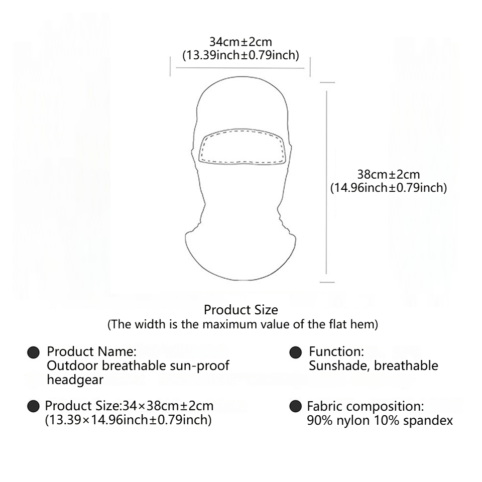 GTUBIKE Nefes Balaclava Şapka  - Balaclava Ski Mask incelemesi ve fiyatı