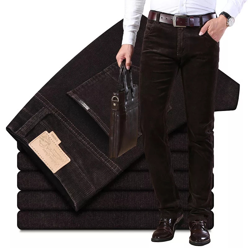 Sonbahar kış erkek kalın sıcak - Corduroy Pant Warm incelemesi ve fiyatı
