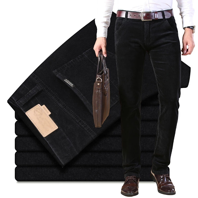 Sonbahar kış erkek kalın sıcak - Corduroy Pant Warm incelemesi ve fiyatı