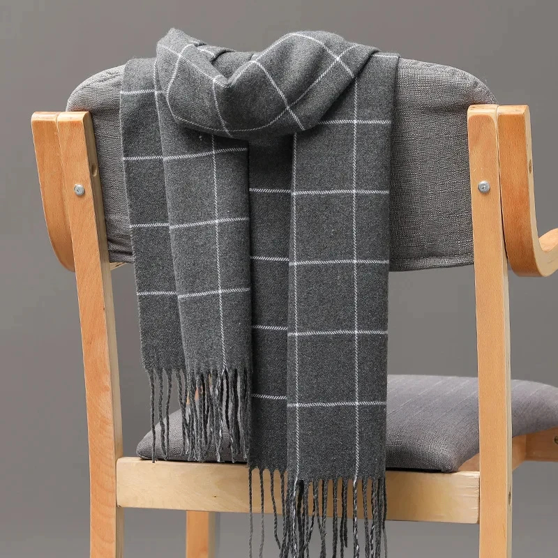 2024 Yeni Kış Erkek Eşarp Sıca - Wool Scarf Men incelemesi ve fiyatı
